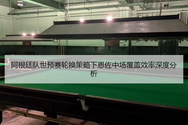 阿根廷队世预赛轮换策略下恩佐中场覆盖效率深度分析